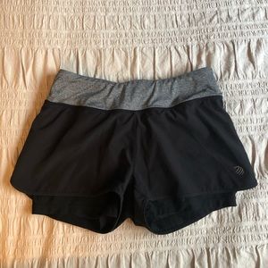 MPG Black and Grey Athletic Shorts